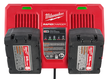 Milwaukee M18 Dual Bay Simultaneous Rapid Charger Contractor Supply